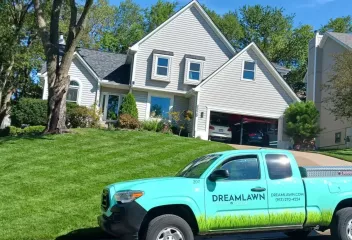 lawn-care-equipment-on-lawn